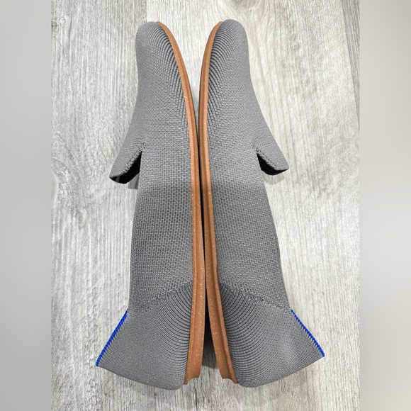 Rothy’s The Loafer Pebble Gray Knit Flats Women’s Size 8 Washable Slip-On Shoes - Picture 10 of 16
